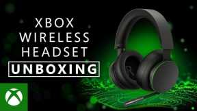Unboxing the Xbox Wireless Headset