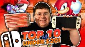 The Most Affordable Nintendo Switch Games! | Top 10 Nintendo Switch Games For UNDER $20