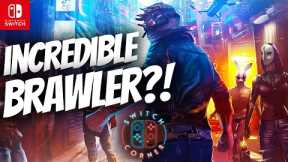 Midnight Fight Express Nintendo Switch Review & Frame Rate | A Brutal Brawler ESHOP Gem!