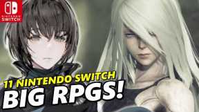11 BIG Upcoming Nintendo Switch RPGS in 2022 !