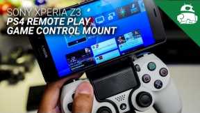 Sony Xperia Z3 Game Control Mount and PS4 Remote Play