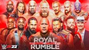 WWE 2K22 Royal Rumble | exclusives & Gameplay ( PS4)