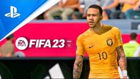 FIFA 23 - Netherlands vs. Qatar - FIFA World Cup Qatar 2022 Group Stage Match