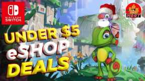 NEW HOLIDAY XMAS Nintendo Switch eSHOP SALE Drops! | BEST Switch ESHOP DEALS UNDER $5 YET!!