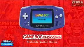 Nintendo Switch Online Game Boy Advance Games! - Zebra's Arcade!