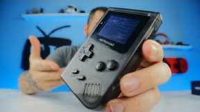 Retro Mini 2 Inch Handheld Game Console with Built-in Games