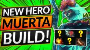 NEW HERO MUERTA IS BROKEN - BEST BUILD to ABUSE in 7.32E - Dota 2 Guide
