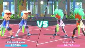 Playing Nintendo Switch Sports with my Sister (Tennis)