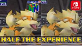 Pokemon Stadium Lacks ONE KEY Feature | Nintendo 64 vs Switch Comparison