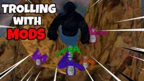 Trolling A ROLEPLAY Server With MODS!!! (Gorilla Tag Vr)