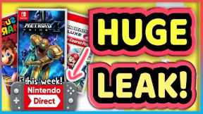 2023 Nintendo Direct THIS WEEK According To Nintendo Switch Leaks!