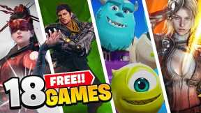 18 Huge FREE Games Coming Soon...