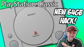 NEW PlayStation Classic 64gb Hack Build! Tons Of Retro Gaming Goodness!