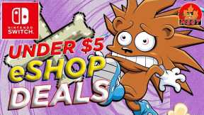 CRAZY UNDER $5 Nintendo Switch eSHOP DEALS ON NOW!! | Best Switch eSHOP Sales This Week 2023