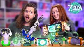 I Buy My Girlfriend WEIRD ZELDA Nintendo Switch Accessories!