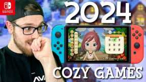 MY MOST Anticipated COZY GAMES For 2024 | Nintendo Switch