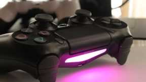 How to CHANGE THE LIGHT BAR COLOR ON YOUR PS4 CONTROLLER! (EASY) (7 COLORS!)