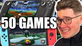 I Compared 50 Games | Nintendo Switch VS Steam Deck