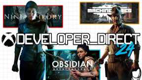 Shadow Drops! Indiana Jones Avowed Hellblade & New Surprises Xbox Developer Direct 2024 Showcase