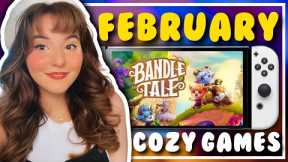 TOP 10 Cozy Games For FEBRUARY 2024 ❤️ |  Nintendo Switch + PC