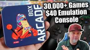 $40 Retro Emulation Console - Arcade Box With Over 30,000 Console & Arcade Games REVIEW!