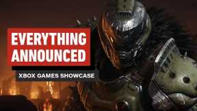 Everything Announced at the Xbox Showcase