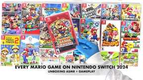 EVERY SINGLE MARIO GAME ON SWITCH (2024 Edition) | UNBOXING