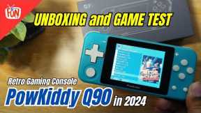 Unboxing PowKiddy Q90 in 2024 | Retro Gaming Console | Game Test