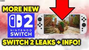 NEW Nintendo Switch 2 Leaks BIGGER INFO AND SOURCES! Plus New Mario Rumor...