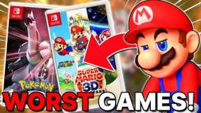 Top 15 WORST Nintendo Switch Games