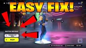 How to fix Unable to matchmake or select games in the lobby (Fortnite) EASY FIX!
