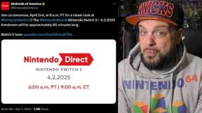 The Nintendo Switch 2 Direct Is OVER AN HOUR LONG!