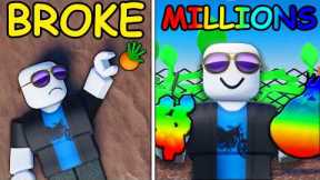 starting over POOR and getting RICH in Roblox grow a garden...