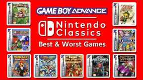 Nintendo Classics: Top 22 Game Boy Advance Games on Nintendo Switch Online (According to Critics)