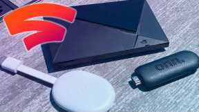 Trying Out Stadia on Android TV and Google TV Streaming Devices: $25 to $200 Options Tested