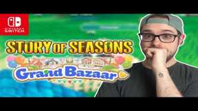 🔴Story of Seasons: Grand Bazaar LIVE | Nintendo Switch Gameplay