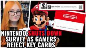 Nintendo WRECKED Over Game Key Cards, SHUTS DOWN Physical Vs Digital Media Survey After Only A DAY 🤣
