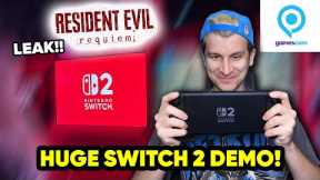 Nintendo Switch 2 Demo Leak at Gamescom — Resident Evil 9?!