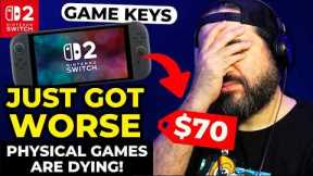 Nintendo Switch 2 JUST GOT WORSE! Game Keys Are KILLING Physical Games