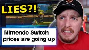 Nintendo INCREASES Switch Price TODAY?! $400 for SWITCH 1 NOW!!