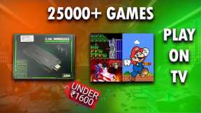 Retro Gaming Console under ₹1600. Play 20000+ games on TV.