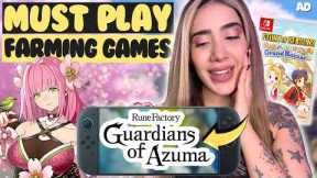 Top 10 Farming Games I Can't Live Without on Nintendo Switch! | Games Like Stardew Valley on Switch