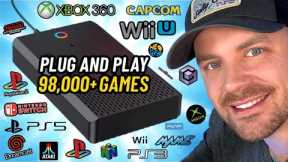 This MASSIVE Plug & Play Game Drive Has Over 98,000 Games! | 7 Front Ends In 1