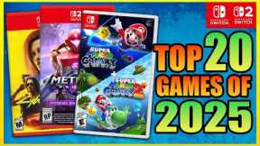 The Top 20 Switch & Switch 2 Games Of 2025!