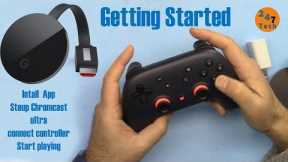 Setting Up and start using STADIA game controller with Chromcast Ultra